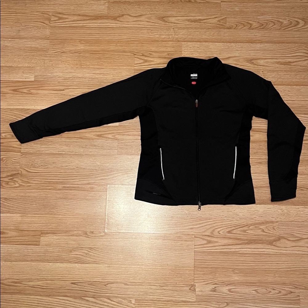 Nike Women's Black Fit Dry Full Zip Jacket